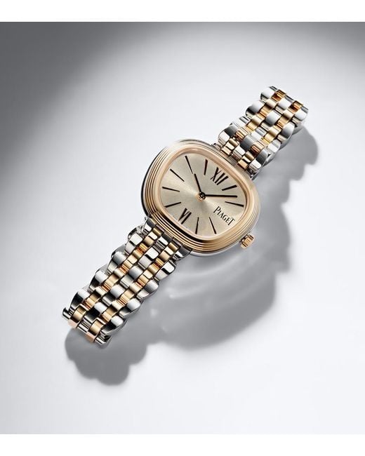 Piaget Metallic Sixtie 29Mm 18Kt Rose And Stainless Steel Watch