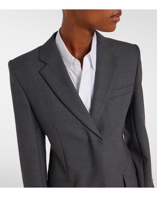 Sportmax Black Ranghi Virgin Wool Blazer