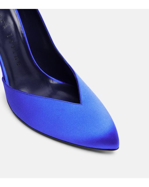Herbert Levine Blue Not Half Bad 95 Satin Pumps