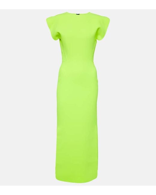 Maticevski Green Zephyr Midi Dress