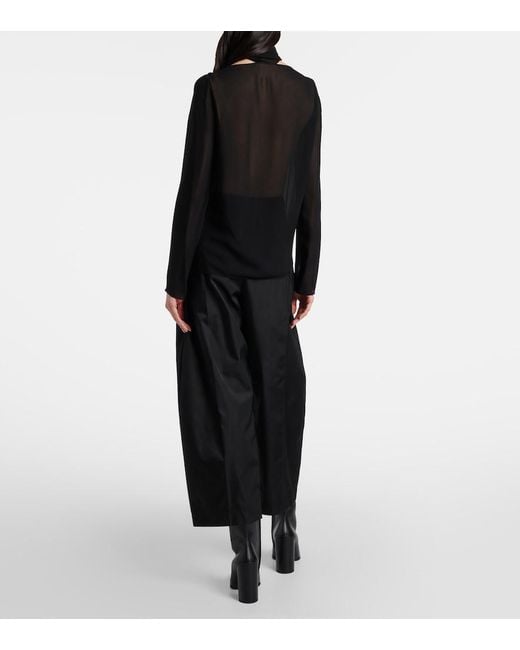 Blouse Alaïa en coloris Black