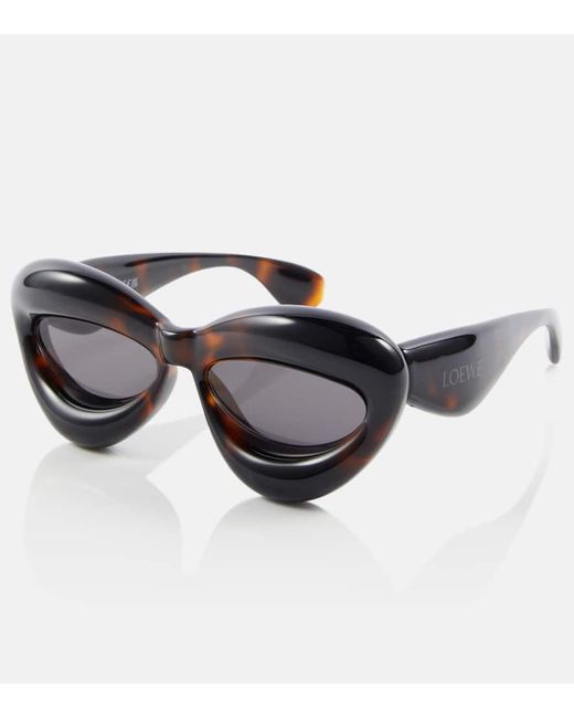 Loewe Brown Cat-Eye-Sonnenbrille Inflated