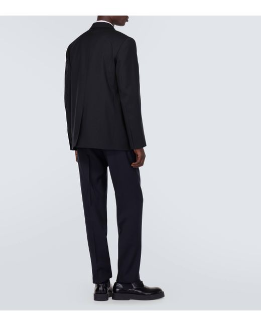 Jil Sander Black Wool Suit for men