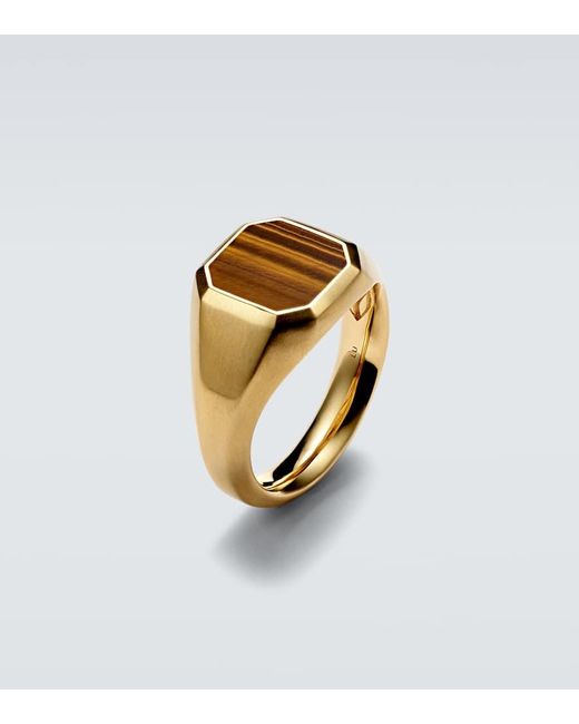 Bague Streamline En Or 18 Ct Et Oil Du Tigre David Yurman pour homme en coloris Metallic