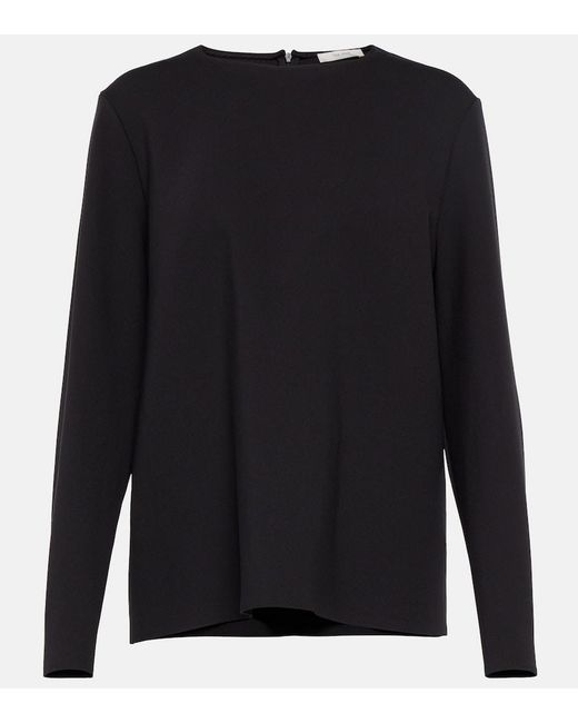 The Row Black Azalea Top