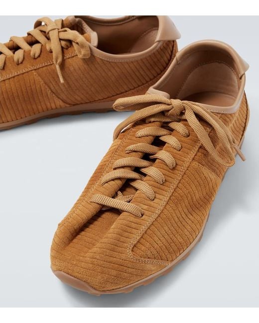 Jacquemus Brown Suede Sneakers for men
