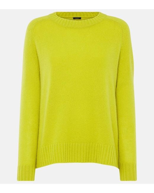 Joseph Yellow Cashmere Sweater