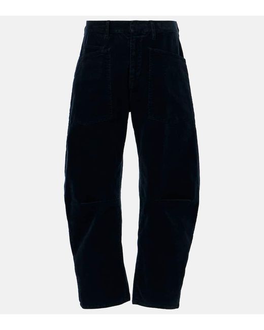 Nili Lotan Blue Hose Shon Aus Cord
