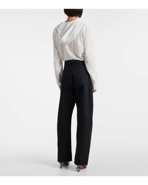Jean Barrel A Taille Haute J.W. Anderson en coloris Blue