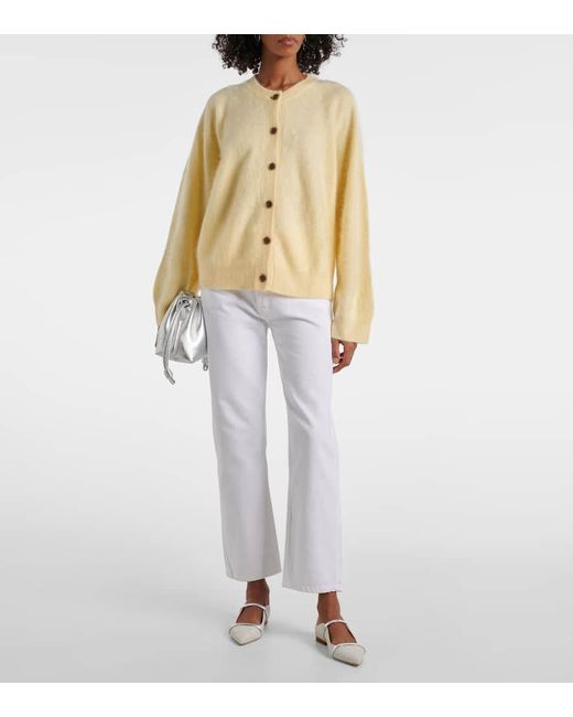 Lisa Yang Natural Cardigan Melba Aus Kaschmir