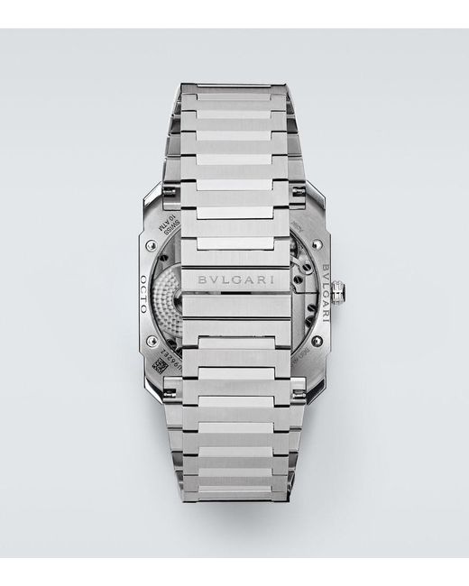 BVLGARI Metallic Octo Finissimo Stainless Steel Watch for men