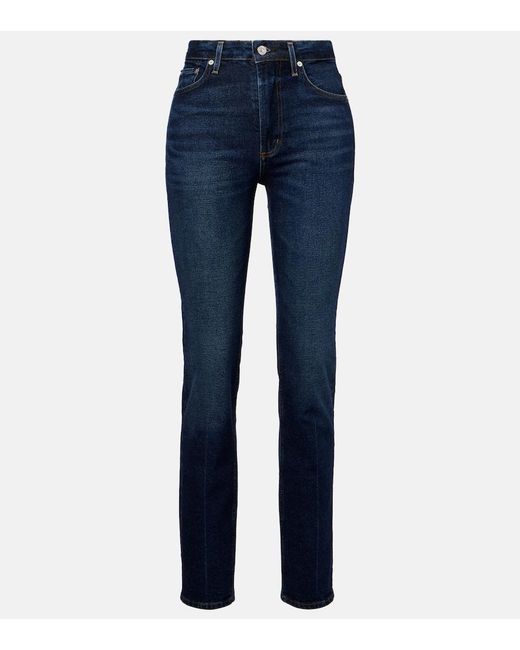 Citizens of Humanity Blue Zurie Straight Jeans