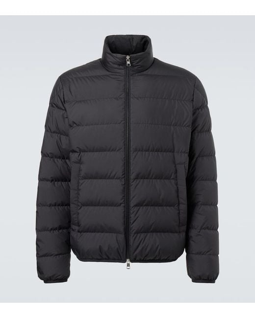 Moncler Black Baudinet Quilted Down Jacket for men
