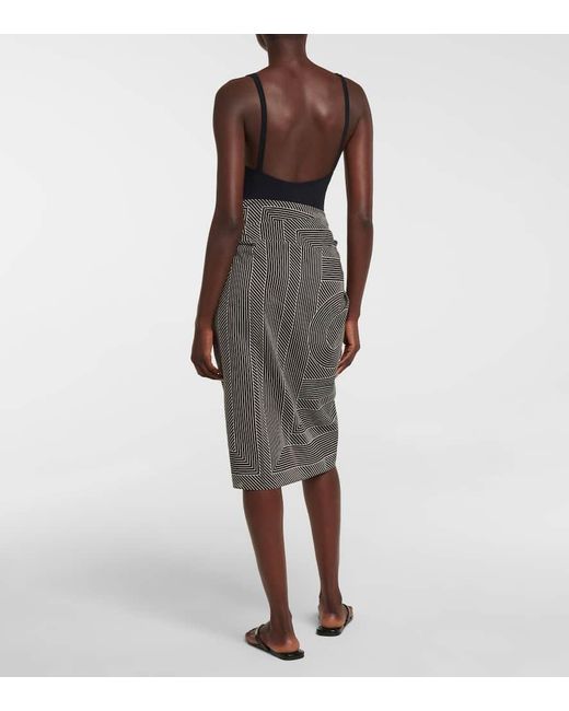 Totême  Multicolor Pareo Aus Einem Baumwollgemisch