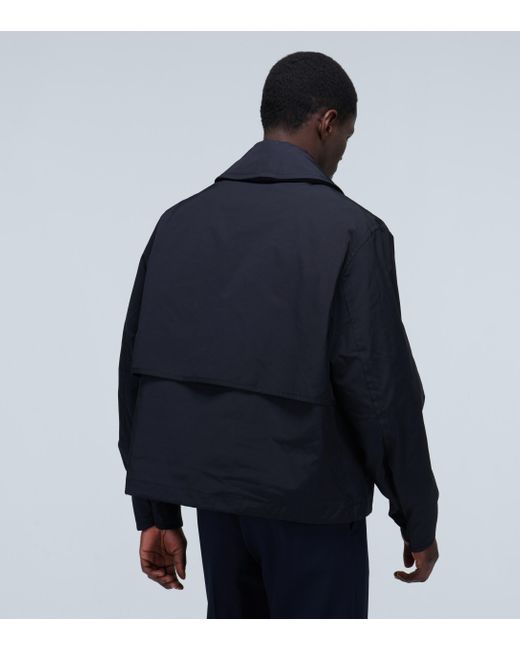 Jil Sander Technical Jacket in Black for Men | Lyst