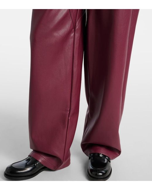 Pantalon Ample A Taille Mi-Haute ROTATE BIRGER CHRISTENSEN en coloris Red