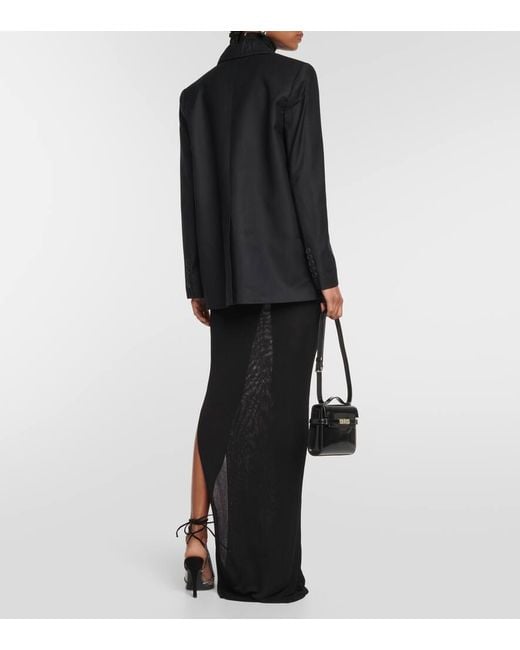 AYA MUSE Black Blazer Tio Aus Wolle