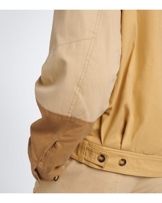 Isabel Marant Natural Risla Patchwork Cotton Jacket