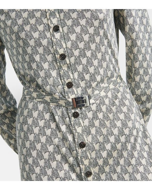 Tory Burch Gray Patterned Dress By
