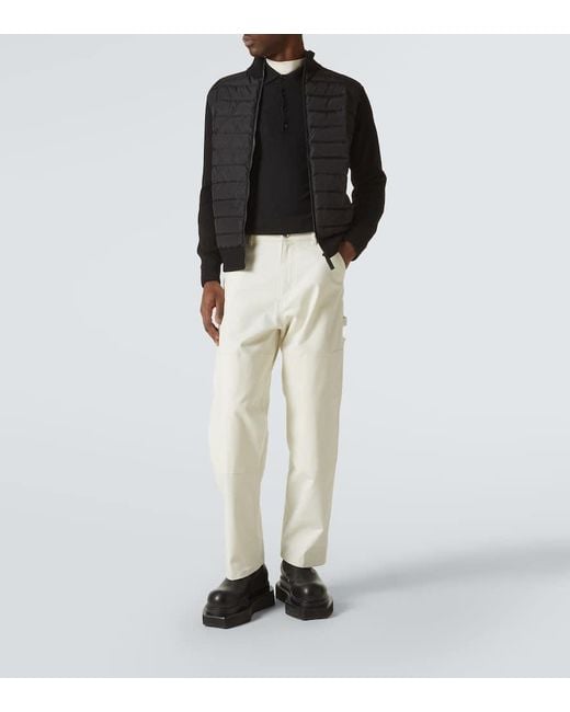 Canada Goose Black Hybridge Knit Jacket for men