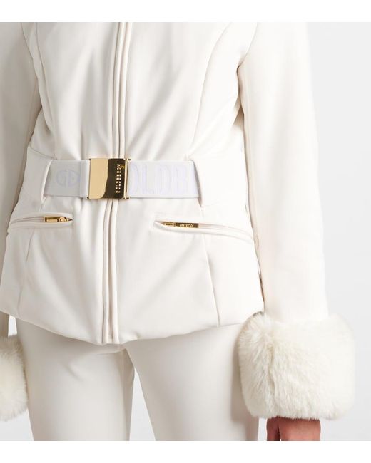 Goldbergh White Prezioso Down Ski Jacket