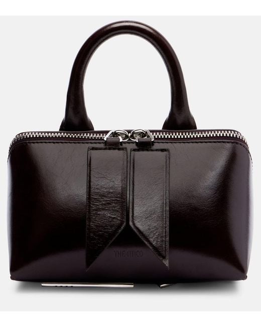 The Attico Black Schultertasche Friday Mini Aus Leder