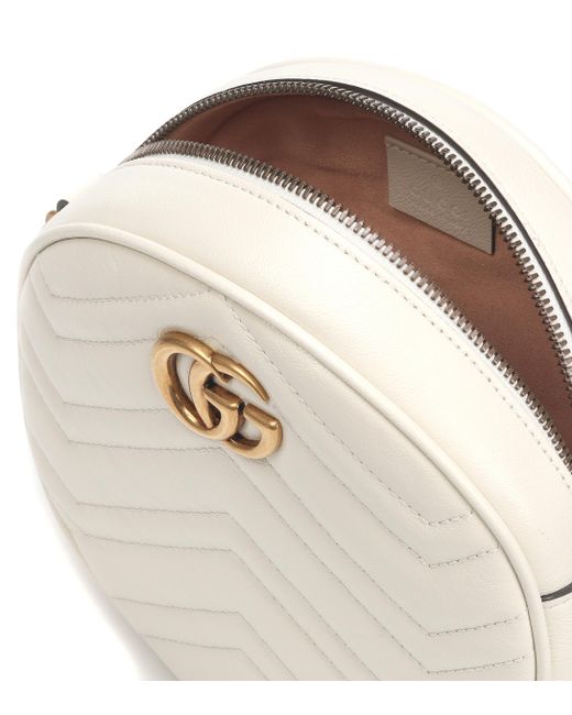 gg marmont mini round shoulder bag