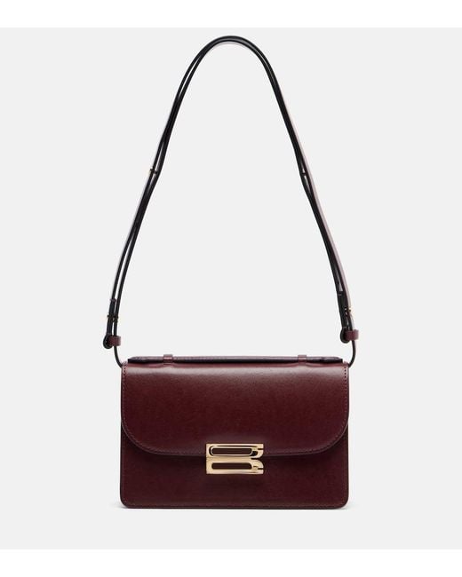 Victoria Beckham Red Schultertasche Dorian Mini Aus Leder