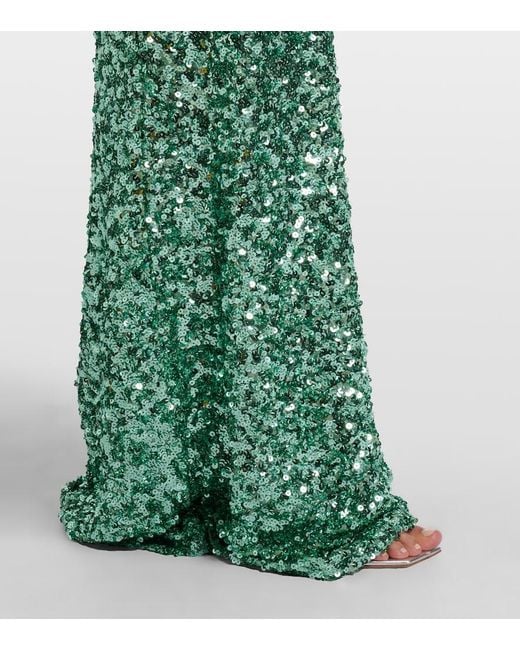 The Sei Green Sequined Gown