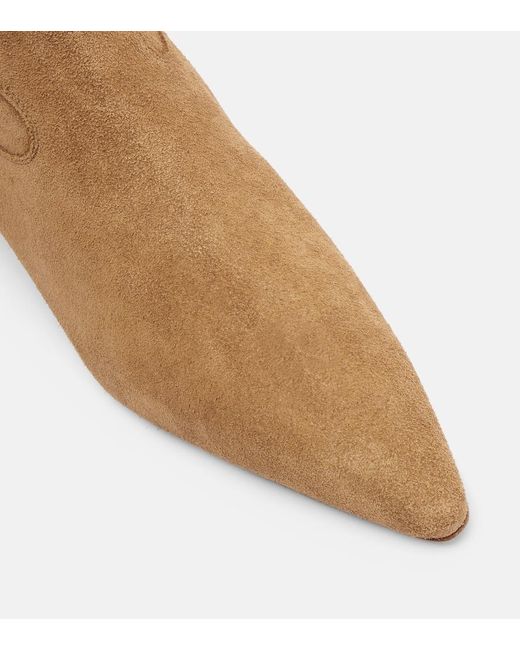 Le Monde Beryl Brown Camille 40 Suede Ankle Boots