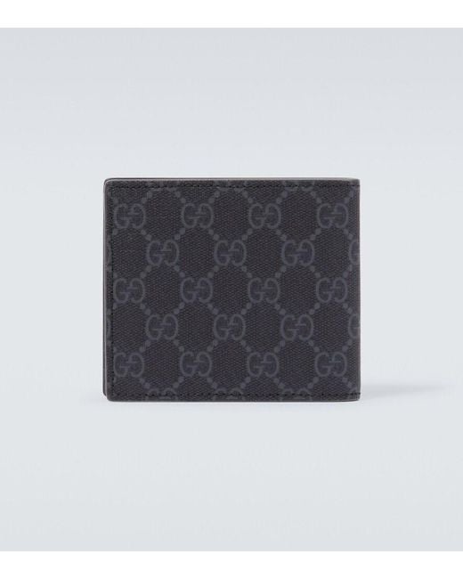 Gucci Blue Gg Supreme Canvas Wallet for men