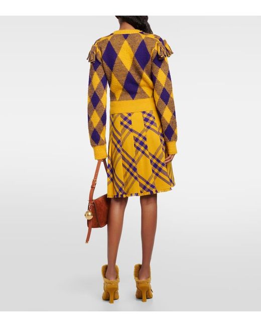 Pullover Argyle di Burberry in Multicolor