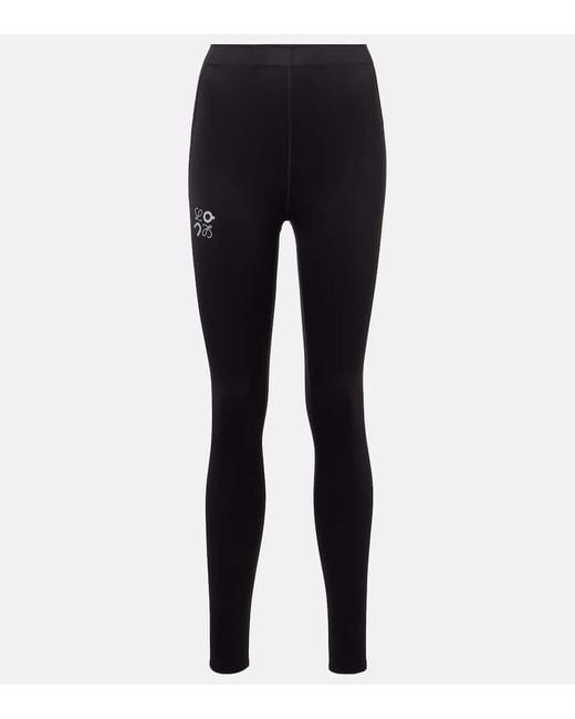 Loewe Blue X On Technical Jersey Tights