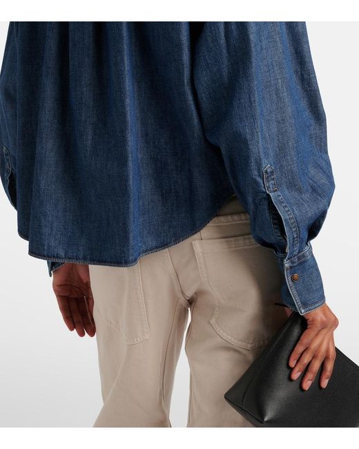 Brunello Cucinelli Blue Monili Denim Jacket