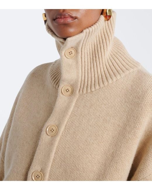 Extreme Cashmere Natural N°377 Clement Cashmere Cardigan