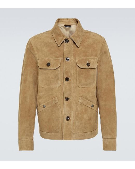 Tom Ford Natural Suede Field Jacket for men