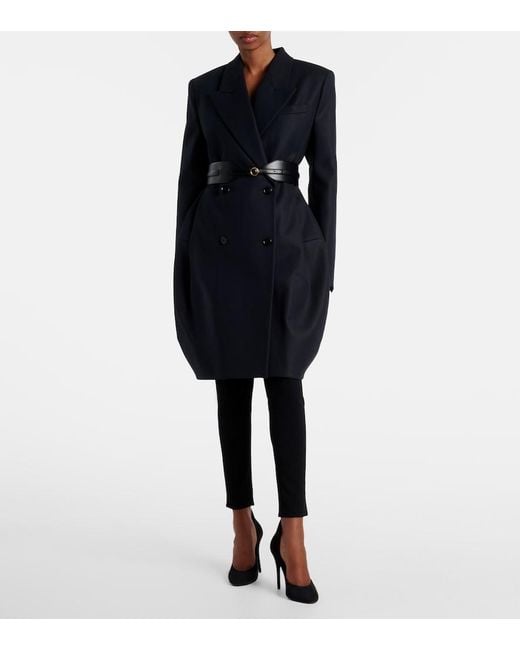 Alaïa Blue High-Rise Leggings