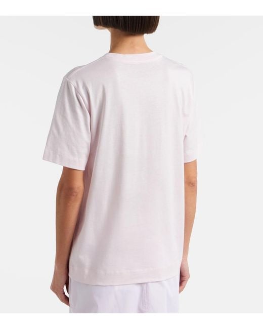 Simone Rocha White Embellished Cotton Jersey T-Shirt