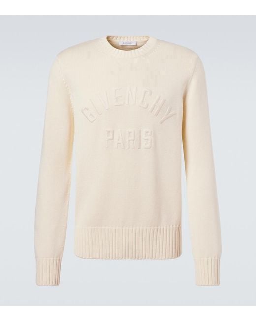 Givenchy Natural Paris Cotton Sweater for men