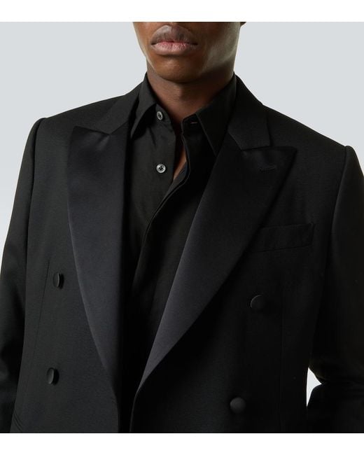 Lardini Black Tencel And Linen Shirt for men