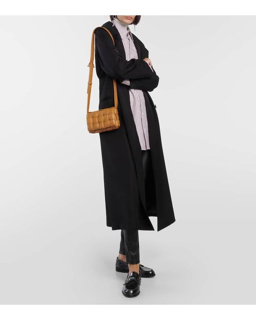 Christian Louboutin Black Loafers Penny Donna Aus Metallic-Leder