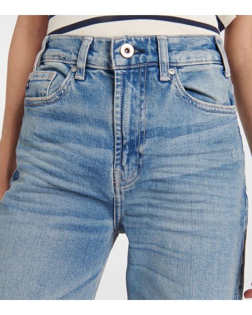 AG Jeans Blue High-Rise Wide-Leg Jeans New Baggy