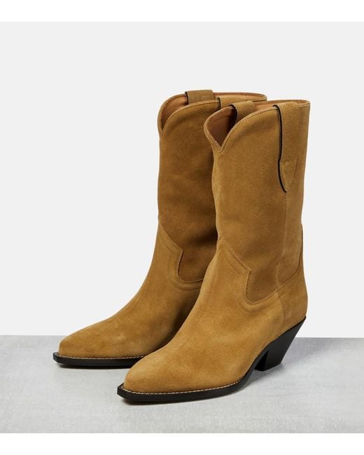 Isabel Marant Brown Dahope Suede Boots