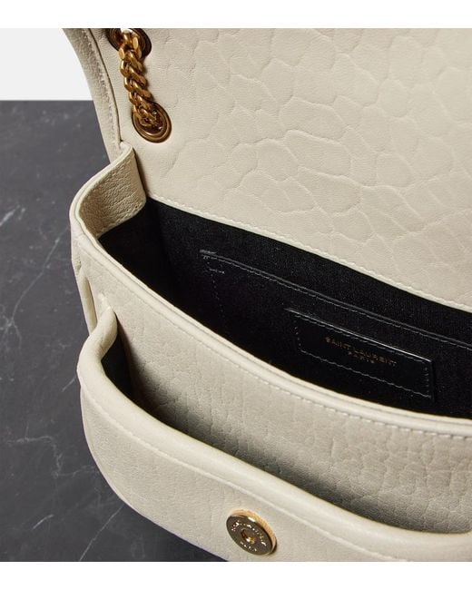 Borsa A Spalla Niki Mini di Saint Laurent in White