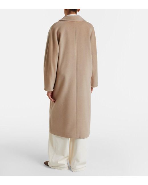 Max Mara Natural Madame Wool And Cashmere Coat