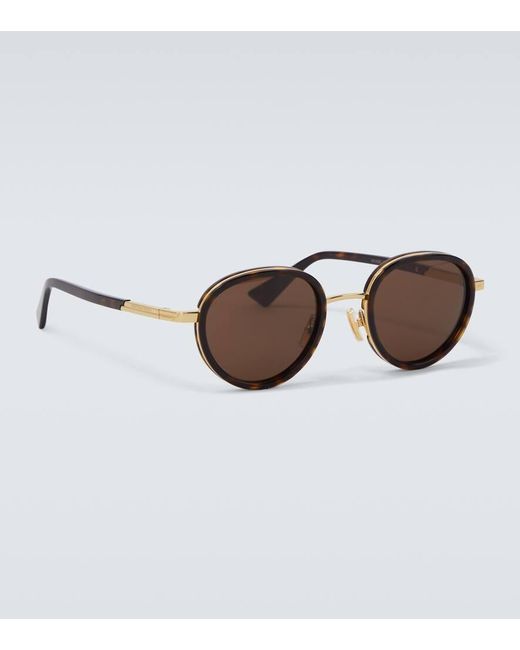 Gafas De Sol Redondas Forte Panthos Bottega Veneta de hombre de color Brown