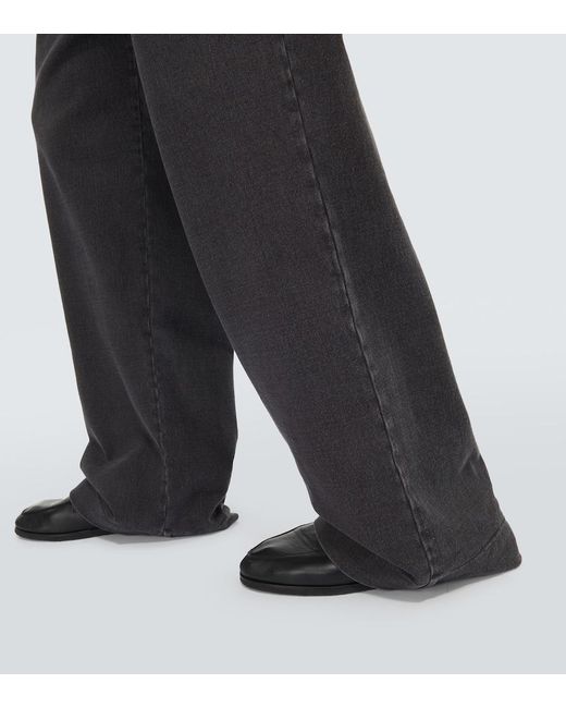 The Row Gray Davide Cotton-blend Sweatpants for men