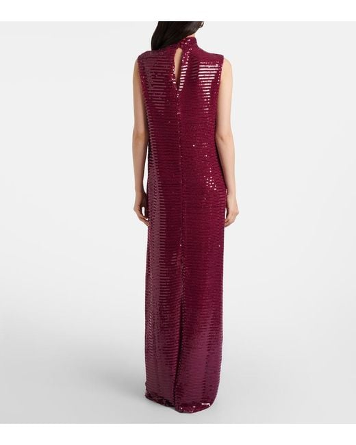 ‎Taller Marmo Purple Robe Miami Mit Pailletten