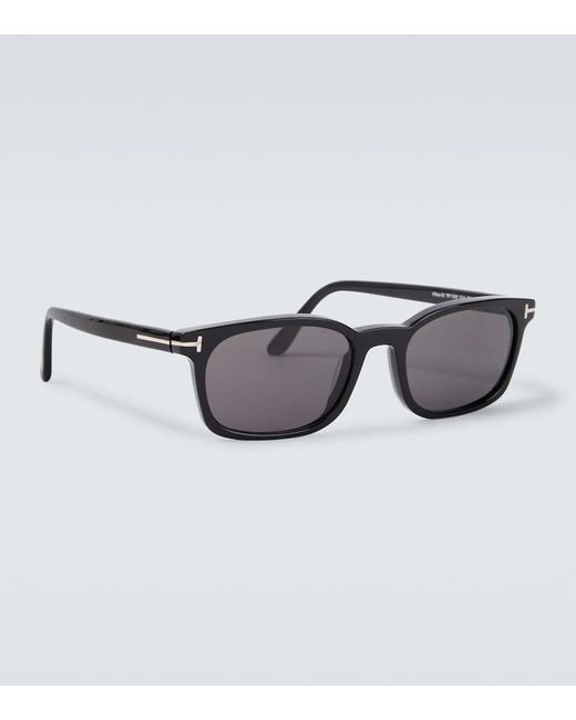 Tom Ford Gray Miles Rectangular Sunglasses for men
