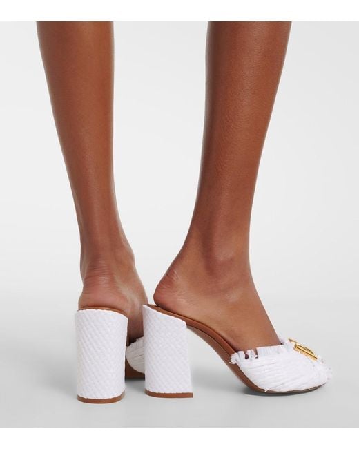 Dolce & Gabbana Brown Dg Mules